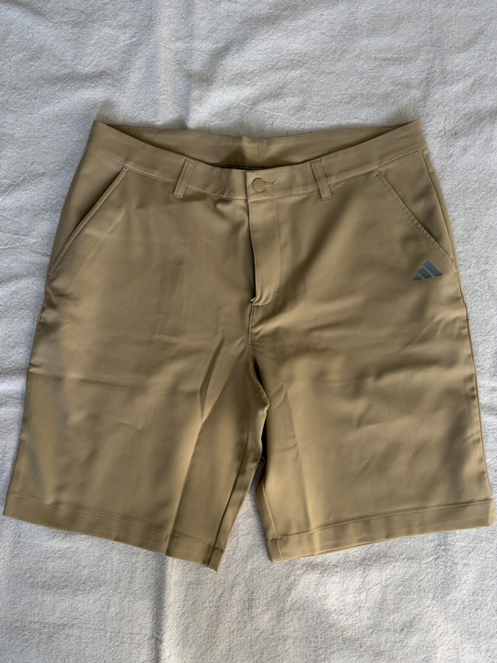adidas Men's Tan Performance Hybrid Golf Shorts